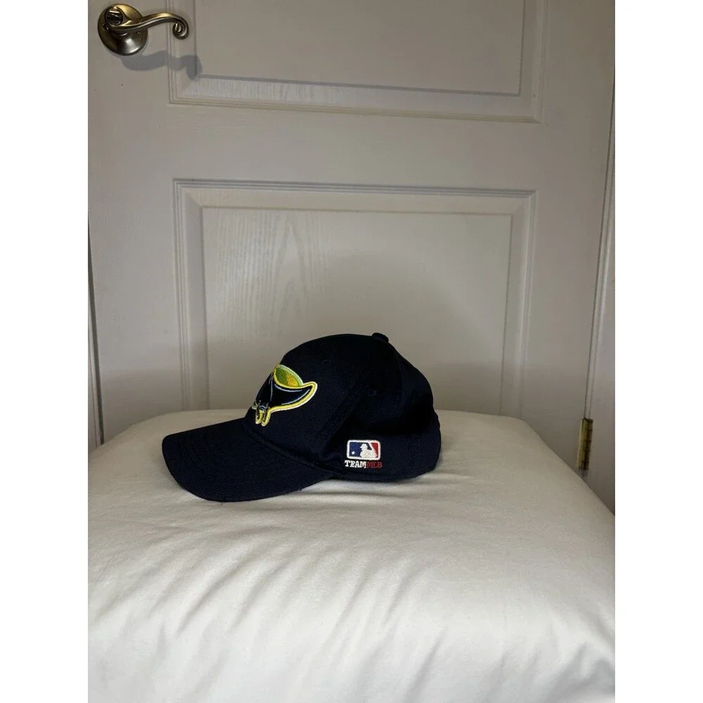 OC Sports Tampa Bay Rays Hat Youth OSFM Navy Blue Good MLB Stingray Baseball Cap